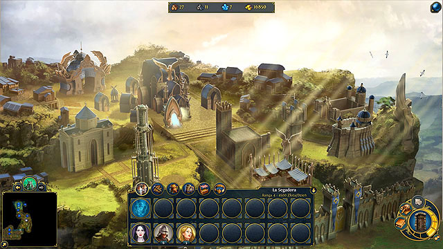 Lucretia after cutting off from her family, decides to help you once again - Gate, Staff of the Netherworld (3,4) - Mission1 - The Fall of the House of Bull (main quests) - Might & Magic: Heroes VI - Danse Macabre - Game Guide and Walkthrough