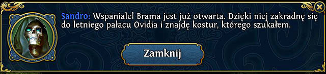 The portal is open, and additionally, you will receive the Necromancers Chasuble (piece of Great Lichs Set) - Gate, Staff of the Netherworld (3,4) - Mission1 - The Fall of the House of Bull (main quests) - Might & Magic: Heroes VI - Danse Macabre - Game Guide and Walkthrough