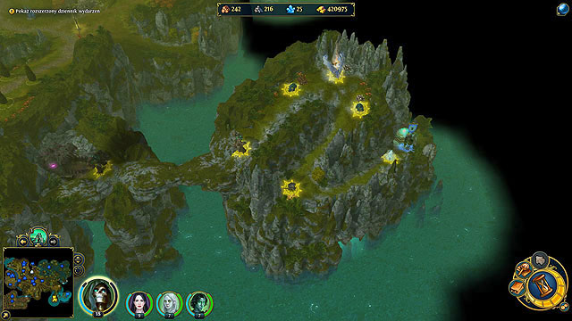 Take the twisted path and defeat faced creatures (e - Staff of the Netherworld (4,4) - Mission1 - The Fall of the House of Bull (main quests) - Might & Magic: Heroes VI - Danse Macabre - Game Guide and Walkthrough