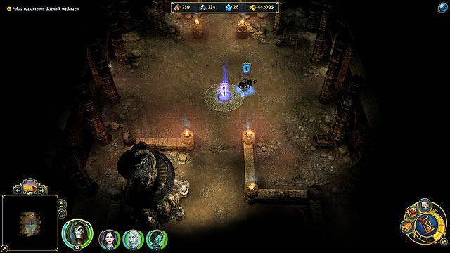 You are in the Ovidios vault - Staff of the Netherworld (4,4) - Mission1 - The Fall of the House of Bull (main quests) - Might & Magic: Heroes VI - Danse Macabre - Game Guide and Walkthrough