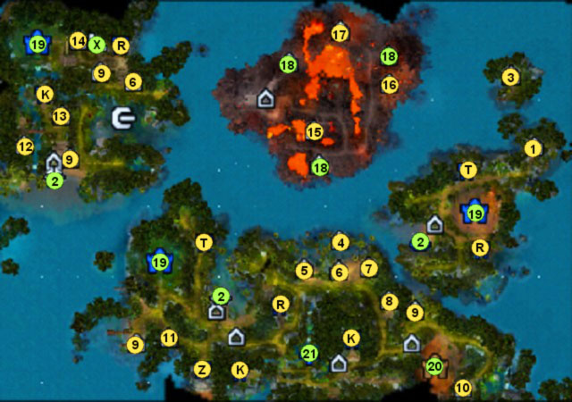 1 - arcane library (Gives hero + 1-3 magic power or + 1-3 to magic defence - Mission II - Map 3 (M3) - Maps - Heroes VI - Pirates of the Savage Sea - Game Guide and Walkthrough