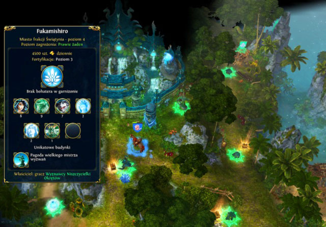 Our first oversea estate - of course, we have to conquer it first - Medusa (2/5) - Mission 2 - King of the Savage Sea (MQ) - Heroes VI - Pirates of the Savage Sea - Game Guide and Walkthrough