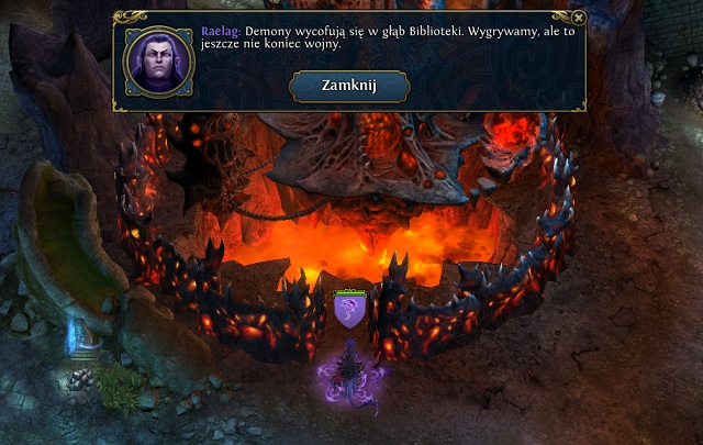 Once you manage to block the enemy movement, you can move to eliminating the individual factions - In the Library (2/2) - Mission 4: The Doom That Came to Konos - main quests - Might & Magic: Heroes VI - Shades of Darkness - Game Guide and Walkthrough