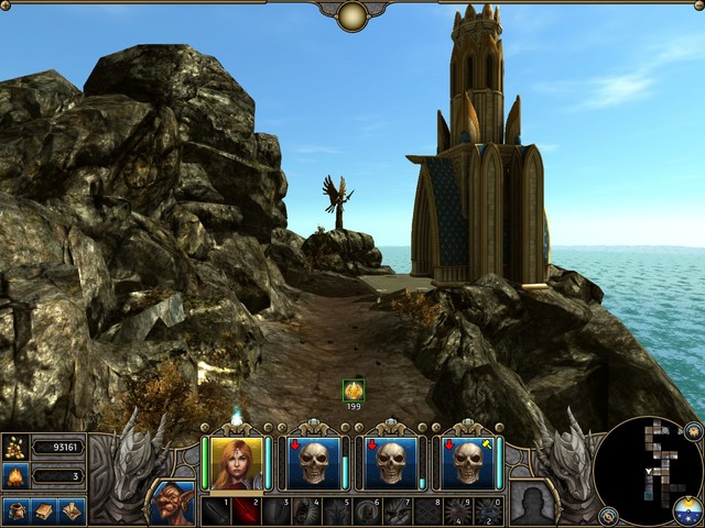 The entrance to the watchtower, paid for with blood. - Seahaven - map and quests - Act II - Seahaven - Might & Magic X: Legacy - Game Guide and Walkthrough