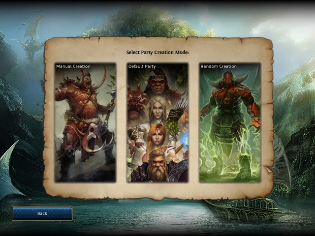 To start the game, you first need to determine if you want to play at the normal difficulty level, or at the high one - Character creation - Might & Magic X: Legacy - Game Guide and Walkthrough