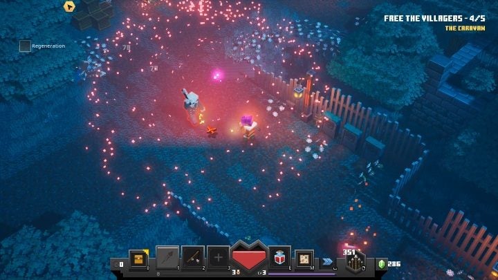 You can regenerate your characters health in several ways - Minecraft Dungeons: Number of lives - Starting tips - Minecraft Dungeons Guide