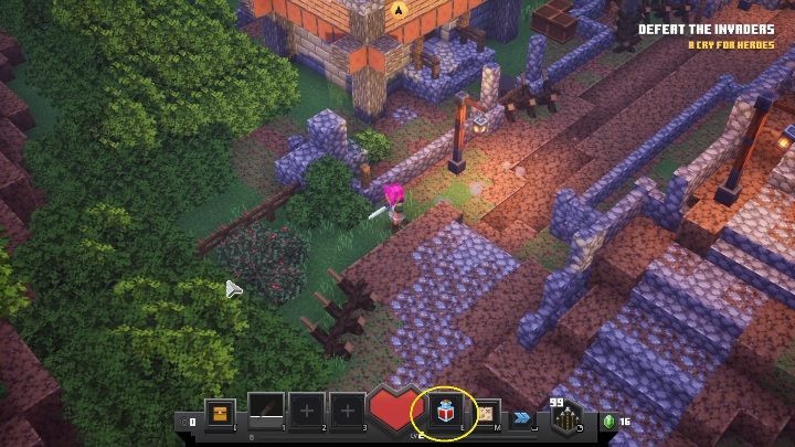 You get health potion automatically by starting the game - Minecraft Dungeons: Health potions - how to get? Tips - Healing & power-ups - Minecraft Dungeons Guide