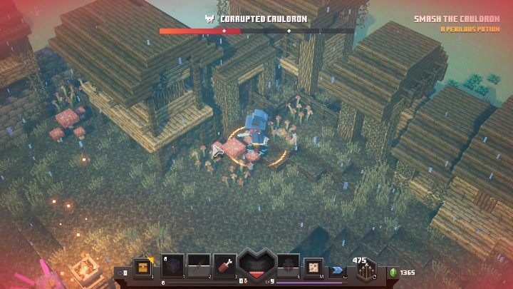 1 - Minecraft Dungeons: Corrupted Cauldron boss fight walkthrough - Bosses - Minecraft Dungeons Guide
