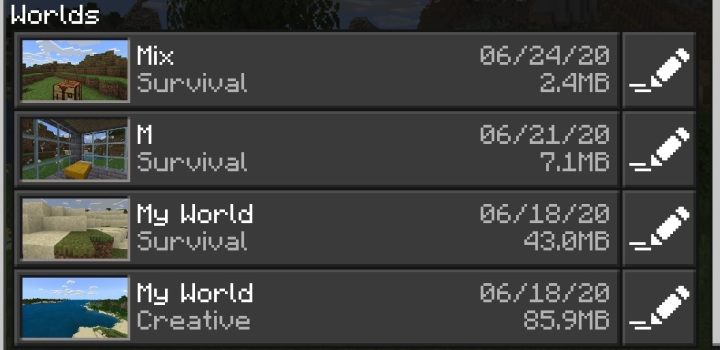 You can enter World Settings in two ways - Minecraft: Removing worlds - how to do it? - Basics - Minecraft Guide