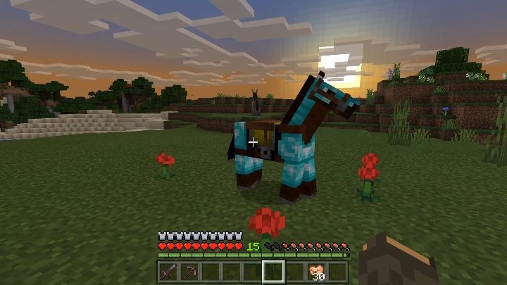 You can ride a horse using a saddle - Minecraft: Mounts - Mobs - creatures of the world - Minecraft Guide