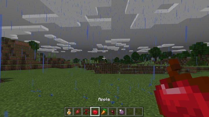 Apples restore 2 hunger points - Minecraft: Food - recipes, list, crafting - Recipes - Minecraft Guide