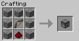 An object which is most commonly used as a component of traps - Minecraft: Redstone, transportation - recipes, list, crafting - Recipes - Minecraft Guide