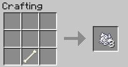 Used as a dye and to boost the speed of plant growth - Minecraft: Decorative elements - recipes, list, crafting - Recipes - Minecraft Guide