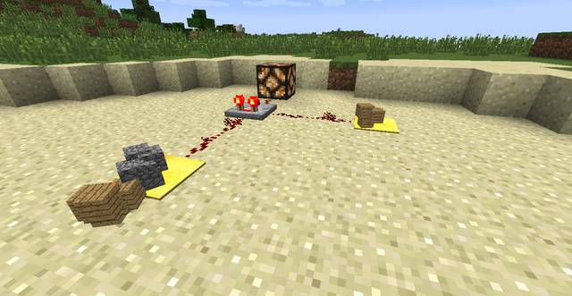 Comparator - it is an unique element type, which reacts differently, depending on the strength of the signal that it receives - Minecraft: Redstone Circuits - basic - Basic Redstone Circuits - Minecraft Guide