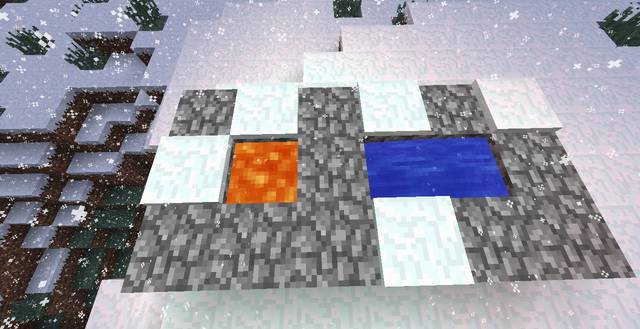 The basic cobblestone generator - Minecraft: Cobblestone Generator - Hints for the house - Minecraft Guide