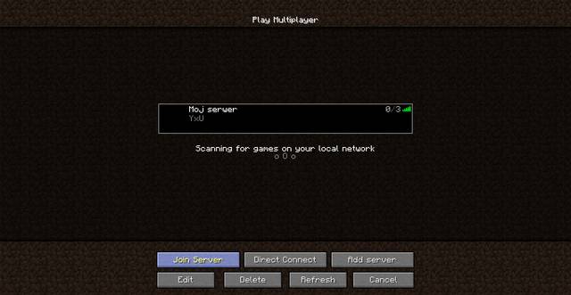 The multiplayer window - Minecraft: Joining servers - how to do it? Multiplayer, tips - Multiplayer - Minecraft Guide