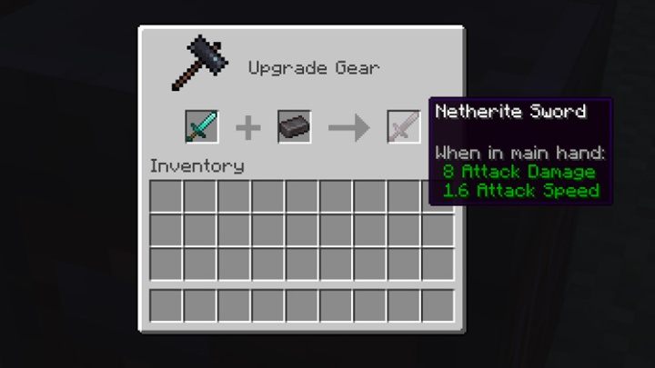 You can upgrade your equipment using the new resource - Minecraft: Netherite, Nether Update - whats new? - Minecraft Nether Update - Minecraft Guide