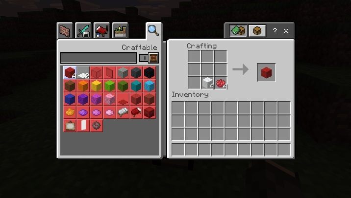 The color of the wool can be easily changed in the inventory window - Minecraft: Wool - how to dye? - FAQ - Minecraft Guide