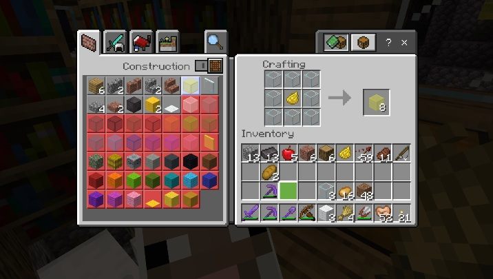 You need a crafting table to dye other items - Minecraft: Wool - how to dye? - FAQ - Minecraft Guide