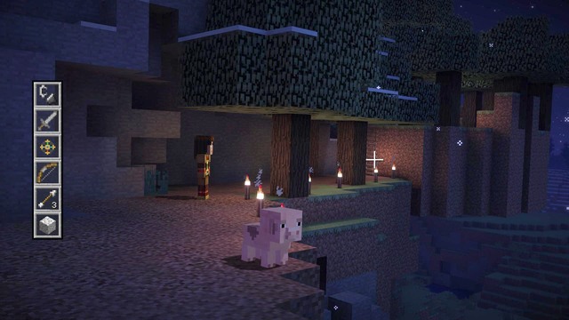 After conversation with Reuben, you will hear another one in the distance - Chapter 2 - Walkthrough - Minecraft: Story Mode: A Telltale Games Series - Game Guide and Walkthrough