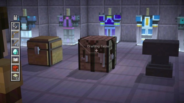 Talk to the group and walk to the chest - Chapter 5 - Walkthrough - Minecraft: Story Mode: A Telltale Games Series - Game Guide and Walkthrough