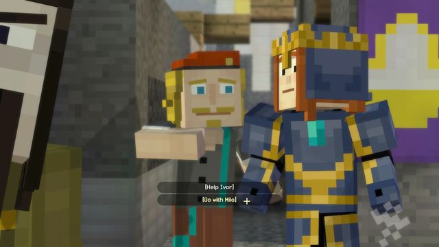 The second important choice is connected with events in the sky city - Important choices - Minecraft: Story Mode: A Telltale Games Series - Game Guide and Walkthrough