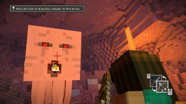 You encounter the first important choice in the first chapter of the episode - Important choices - Minecraft: Story Mode: A Telltale Games Series - Game Guide and Walkthrough