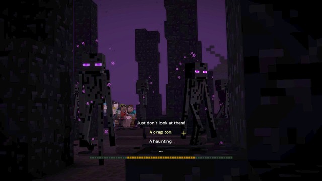 During the conversation, you will face another important choice - Chapter 2 - Walkthrough - Minecraft: Story Mode: A Telltale Games Series - Game Guide and Walkthrough