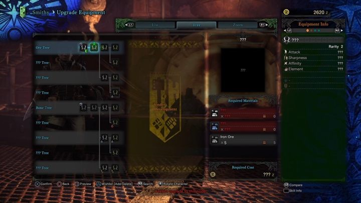 Each weapon has its own tree. - How does Crafting and Upgrading work in Monster Hunter World? - FAQ - Monster Hunter World Game Guide