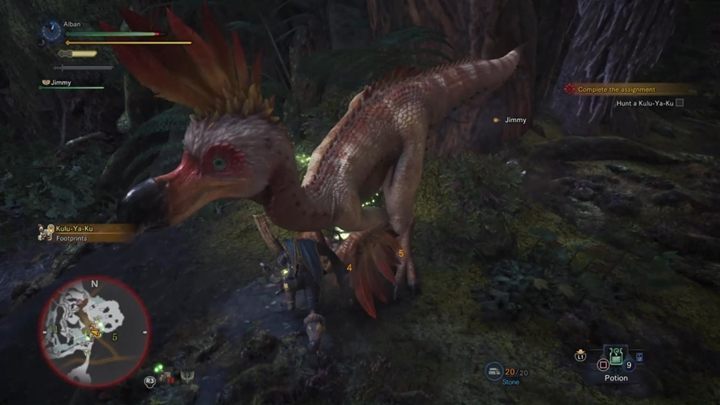 Profile: A peculiar bird wyvern with arms that are used for grabbing weapons - Kulu Ya Ku - tactics, resistance & weak points - Large Monsters - Monster Hunter World Game Guide