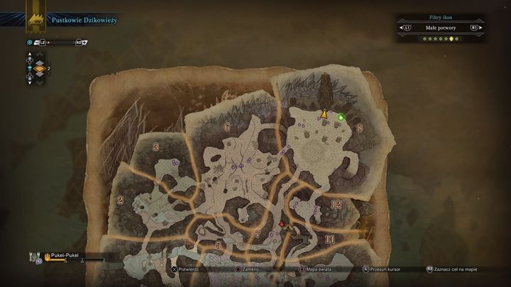 Jump into the hole right here. - How to unlock all gadgets for the Palico in Monster Hunter World? - FAQ - Monster Hunter World Game Guide