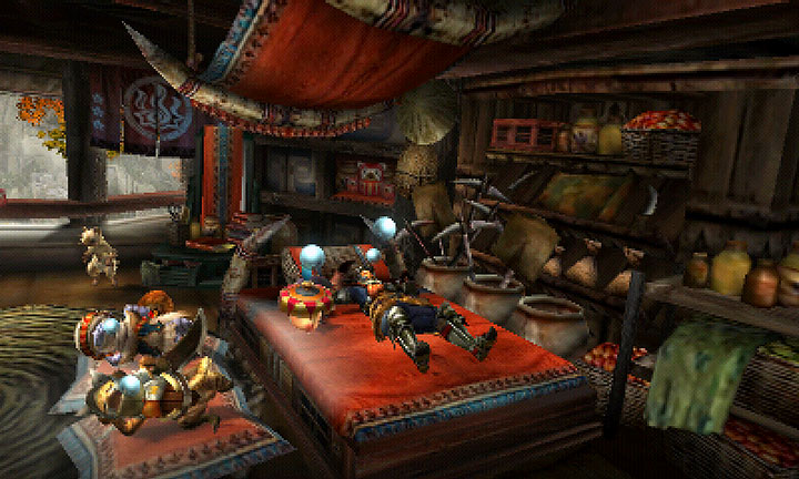 The most important element of each village is without a doubt your home - Hunters house, kitchen - Villages and quests - Monster Hunter Generations Game Guide