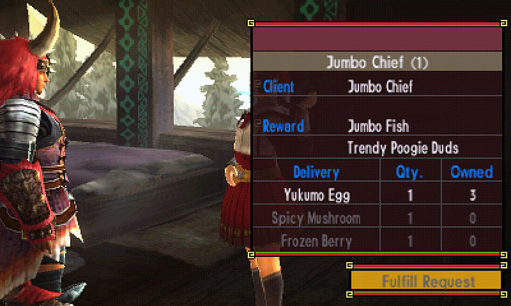 Not all of the quests received from NPCs will be visible on the list of quests available from the village Gals - Market, quests - Villages and quests - Monster Hunter Generations Game Guide