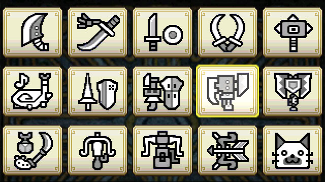 In Monster Hunter Generations there are 14 weapon classes - most of them are short-distance; the rest are ranged weapons and hybrids - Weapon class choice - Character - Monster Hunter Generations Game Guide