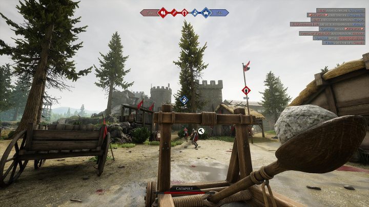 Catapult can shoot projectiles at long distances. - How to use siege machines in Mordhau? - Combat - Mordhau Guide and Tips