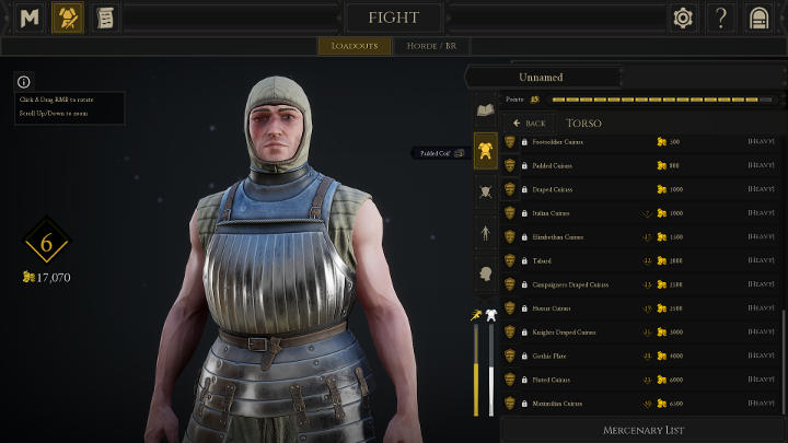 The game has four levels of armor. - Character Creation and Weapon Selection in Mordhau - Starting Tips - Mordhau Guide and Tips