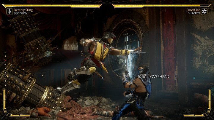 Block Overhead attacks by standing up - Blocking and dodging in Mortal Kombat 11 - Combat guide - Mortal Kombat 11 Guide and Tips