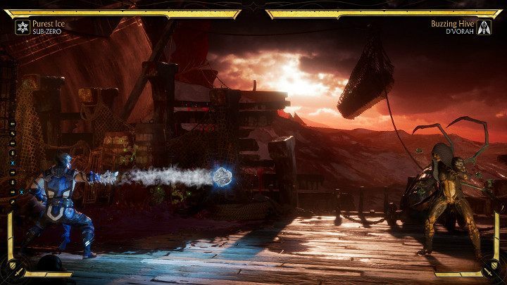 The vast majority of projectiles hit High, so they can be blocked while you are standing up (you take a bit of damage on the guard), or you can dodge them by crouching (you will avoid taking damage) - Blocking and dodging in Mortal Kombat 11 - Combat guide - Mortal Kombat 11 Guide and Tips