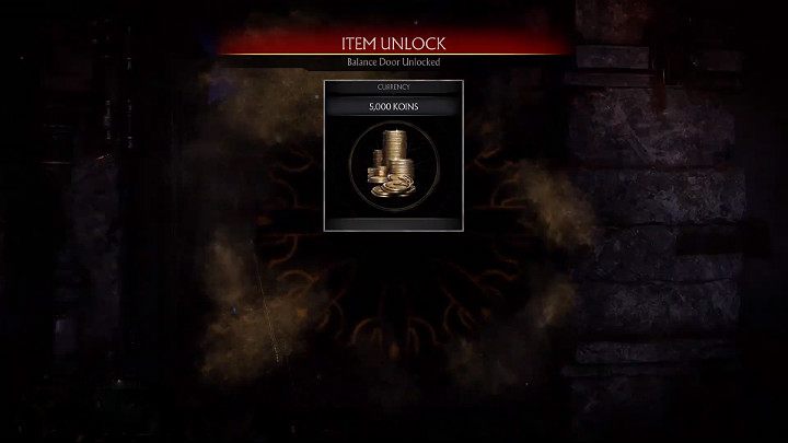 Opening the door with special items, like the Door of Balance in the Courtyard, is awarded with 5 - How to quickly gain resources in Mortal Kombat 11? - Basics - Mortal Kombat 11 Guide and Tips