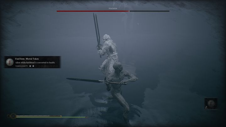 Hadern can use Harden, too - Mortal Shell: Hadern boss, how to beat, walkthrough - Bosses - Mortal Shell Guide, Walkthrough