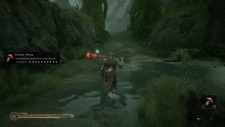 Remember that after a certain time the mushrooms renew - you can pick them up again - Mortal Shell: Fallgrim walkthrough - Walkthrough - Mortal Shell Guide, Walkthrough