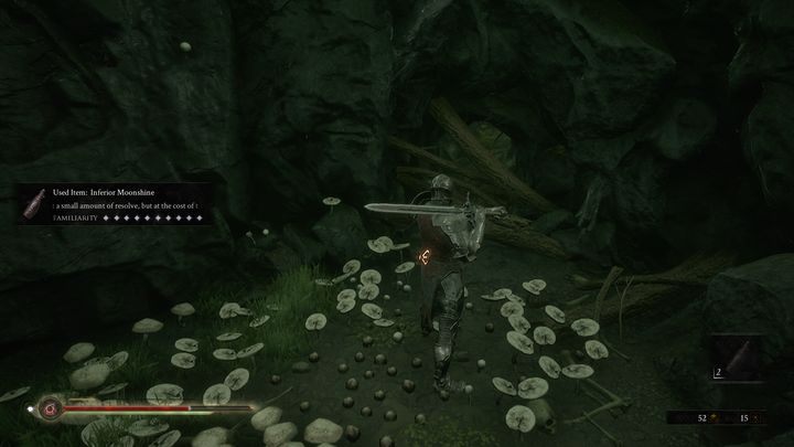 After defeating Grisha, go downstairs and find a passage barricaded with logs - Mortal Shell: Fallgrim walkthrough - Walkthrough - Mortal Shell Guide, Walkthrough