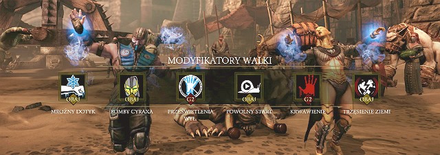 Among the modifiers that you will have to struggle against are: slow start, constant bleeding, earthquakes, which knock you off balance, bombs dropping onto the arena, rockets, deadly rays, disabled Super Meter and X-Ray - Towers | System - System - Mortal Kombat X Game Guide