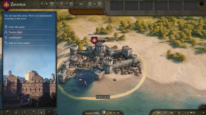 From now on, you are able to fight in every arena. - Mount and Blade 2 Bannerlord: How to enter and win arenas and tournaments? - FAQ - Mount and Blade 2 Bannerlord Guide