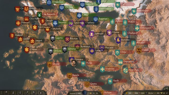 In campaign mode, theres a huge map awaiting for you. - Mount and Blade 2 Bannerlord: Game modes - multiplayer, campaign - Basics - Mount and Blade 2 Bannerlord Guide