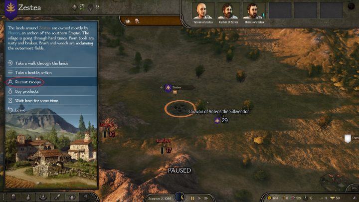 New warriors can be found in towns and villages. - Mount and Blade 2 Bannerlord: Party management - Basics - Mount and Blade 2 Bannerlord Guide