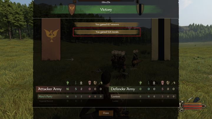 Every victory boosts morale. - Mount and Blade 2 Bannerlord: Party management - Basics - Mount and Blade 2 Bannerlord Guide