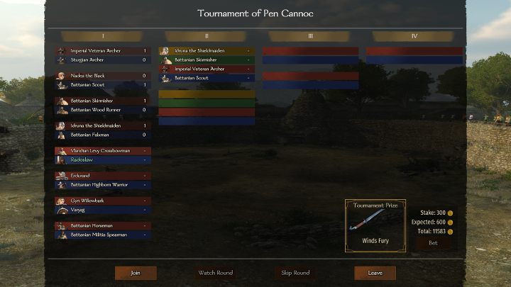 Participating in tournaments is one of the ways to make money. - Mount and Blade 2 Bannerlord: Beginnings - what to do first? - Basics - Mount and Blade 2 Bannerlord Guide