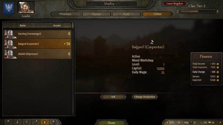 Workshop objects are used to generate passive income. - Mount and Blade 2 Bannerlord: How to buy workshop? - FAQ - Mount and Blade 2 Bannerlord Guide