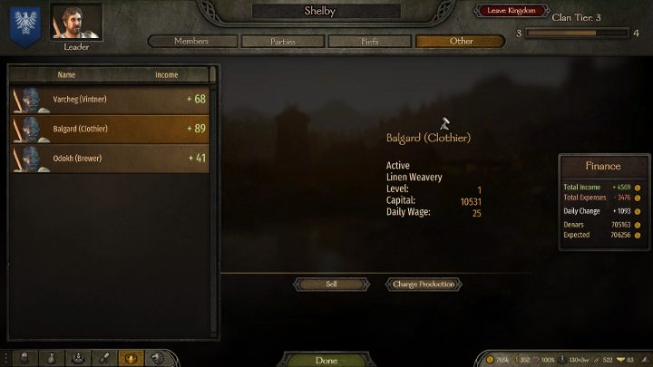 Workshop will provide you a daily income of gold. - Mount and Blade 2 Bannerlord: How to earn money? - FAQ - Mount and Blade 2 Bannerlord Guide